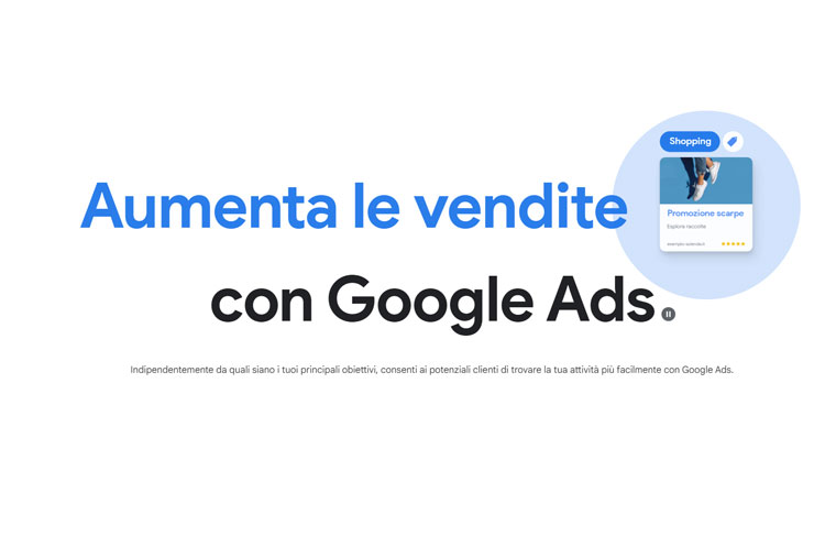 LEAD on line con una campagna Google ADS