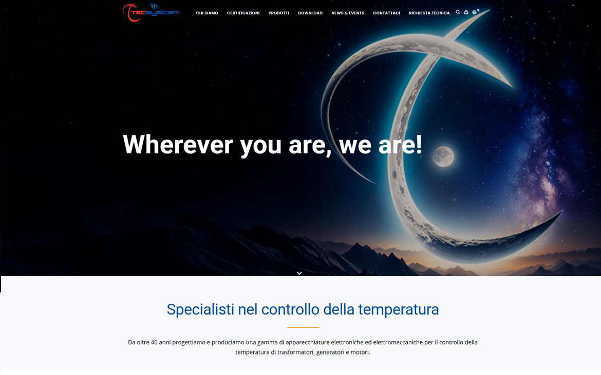 sito web con CRM integrato